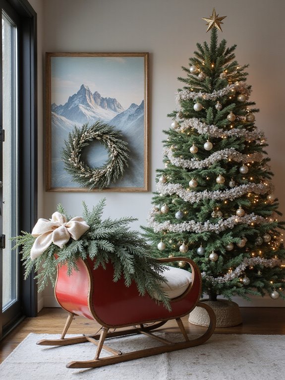 winter artwork focal point