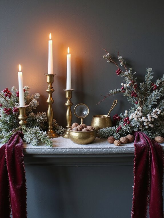 winter berries and nuts