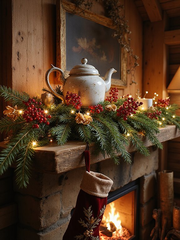 winter berry home decor