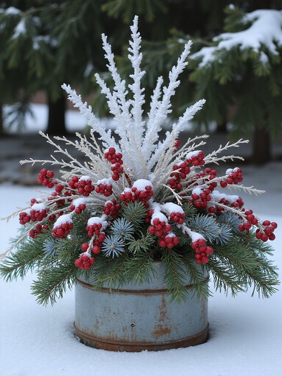 winter container gardening ideas
