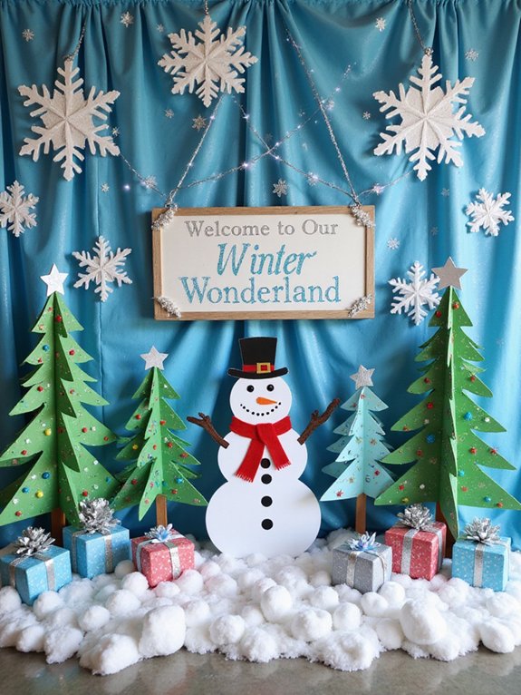 winter escape creative decorations