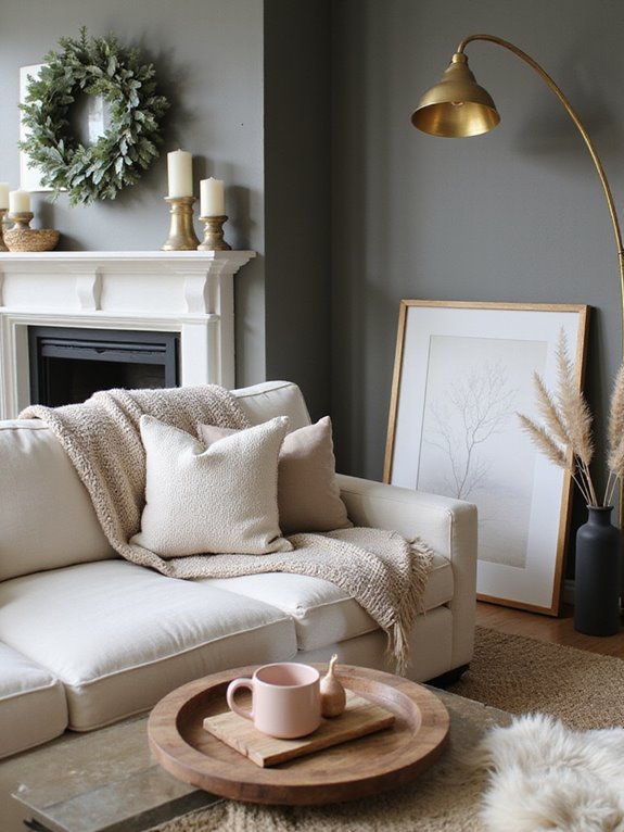 winter home decor transition