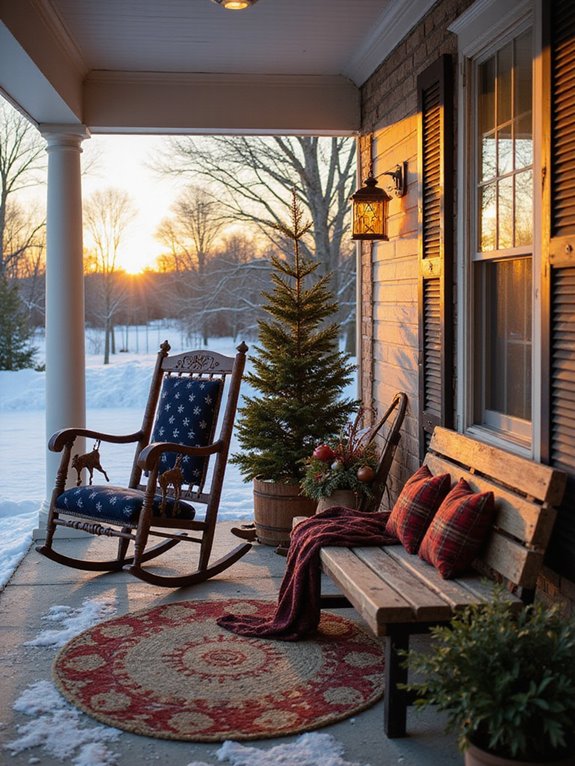 winter patio furniture makeover