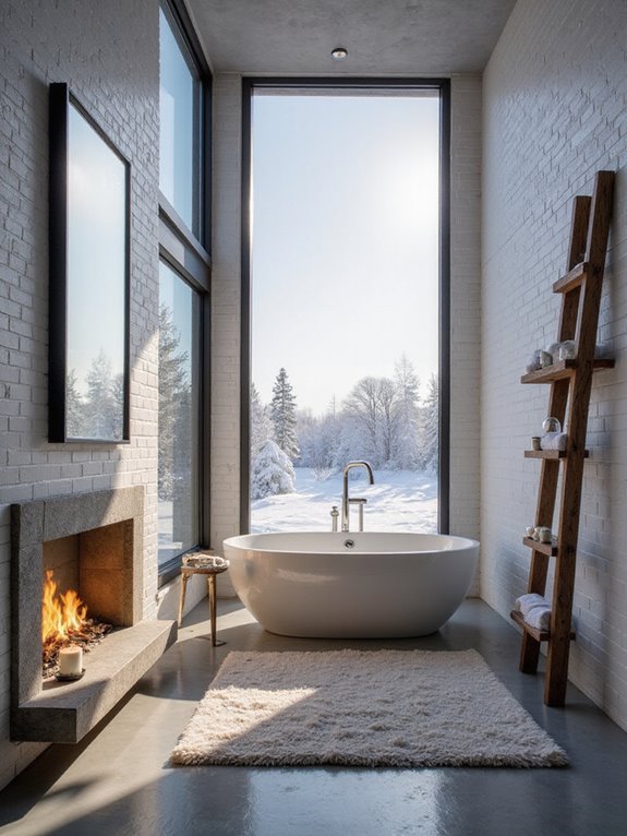 winter white bathroom sanctuary