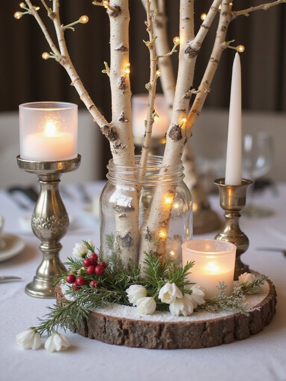 winter wonderland table decor