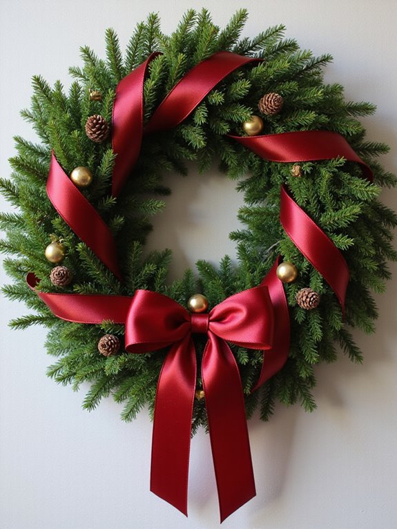 wrap ribbons for wreaths
