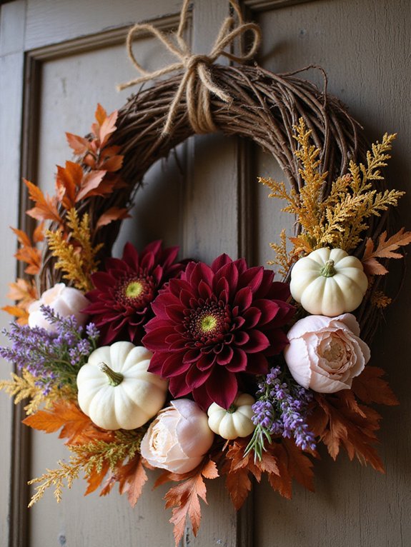 wreath focal point techniques