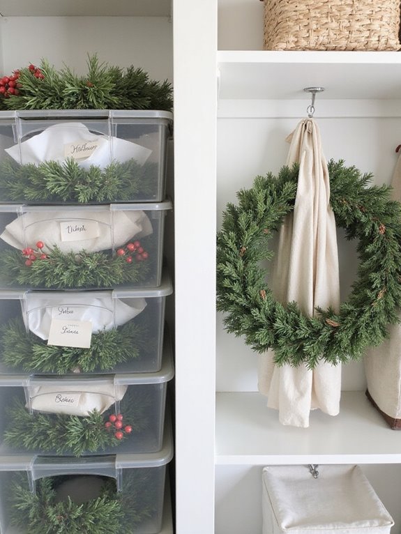 wreath storage methods explained