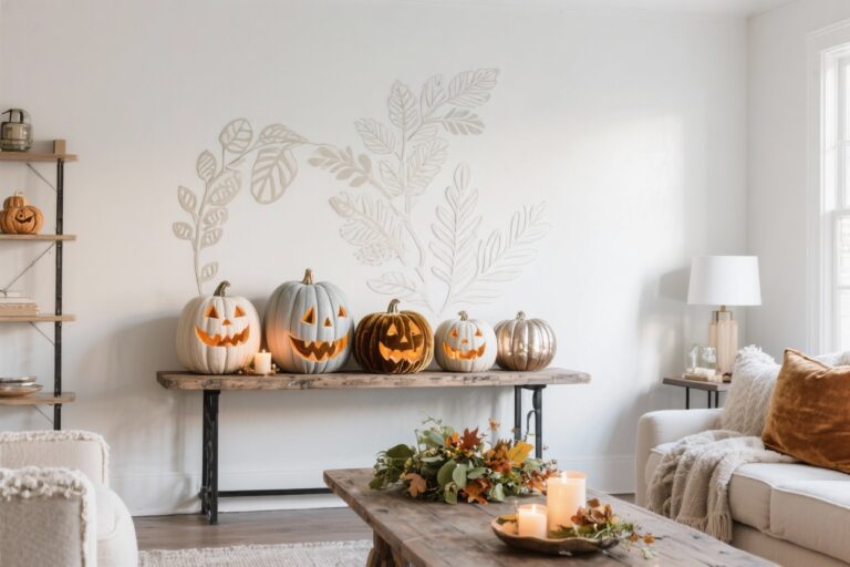 10 No-carve Pumpkin Ideas for a Mess-free Halloween Home Glow-up