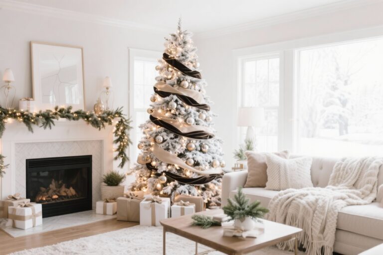 11 Beautiful Flocked Christmas Tree Decor Ideas You Must Try This Season