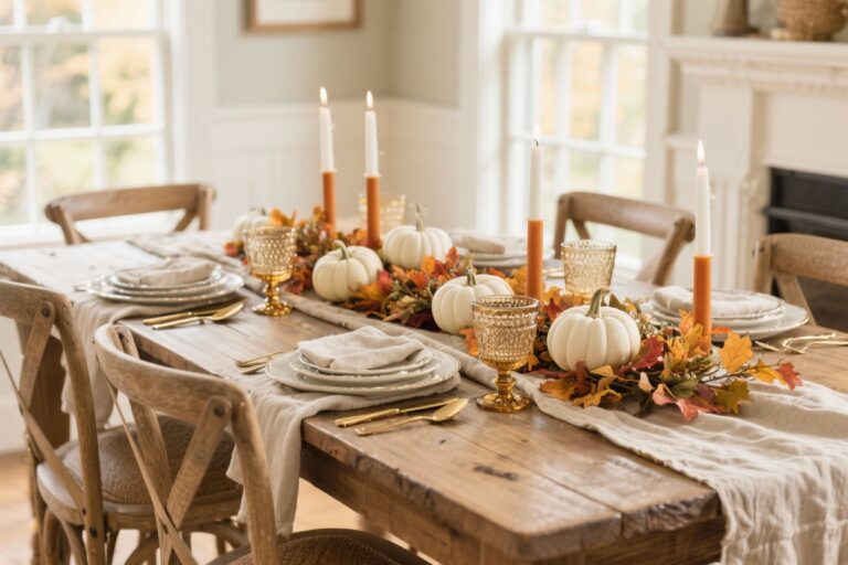 12 Charming Thanksgiving Table Decoration Ideas for Family Dinners That Wow