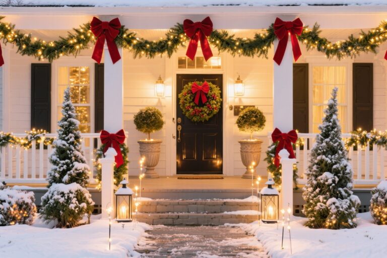 15 Dazzling Outdoor Christmas Decorations to Transform Your Home Right Now