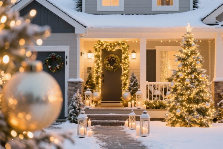 15 Dazzling Outdoor Christmas Decorations to Transform Your Home Right Now