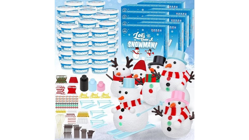 100 pack snowman building kit