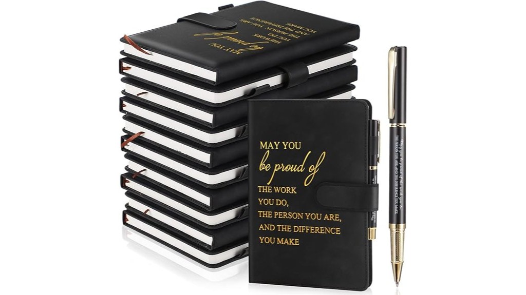 100 piece employee gift notebooks