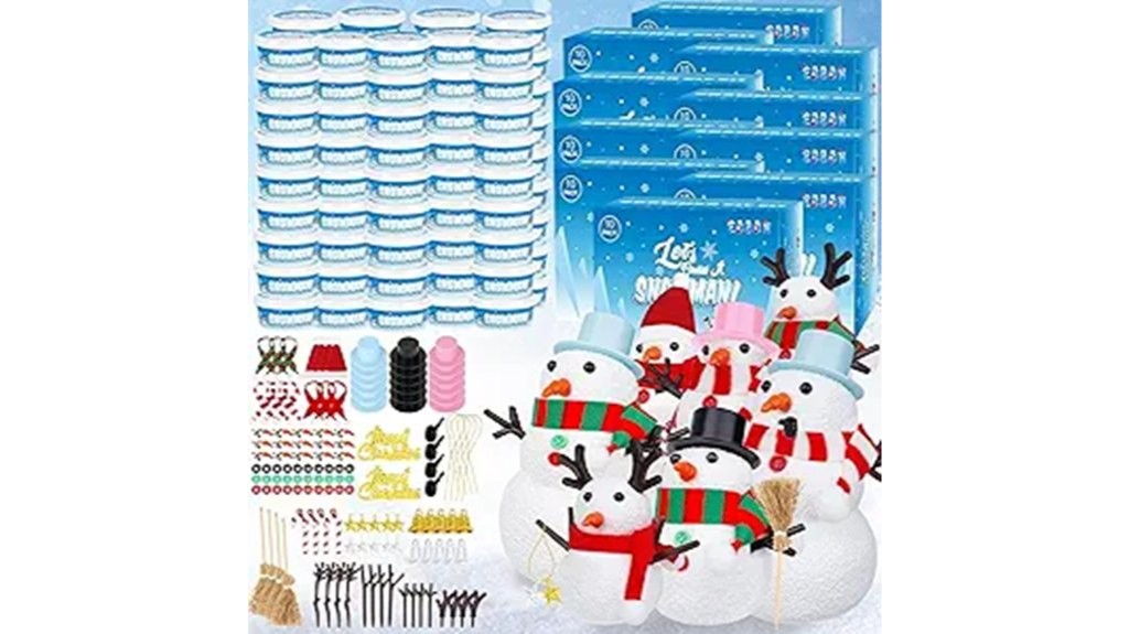 100pcs christmas snowman ornaments