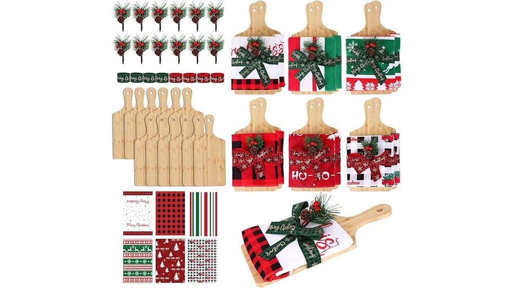 24 piece christmas kitchen set