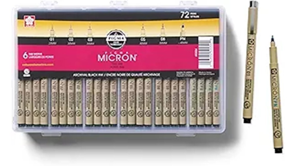 72 count sakura micron pens