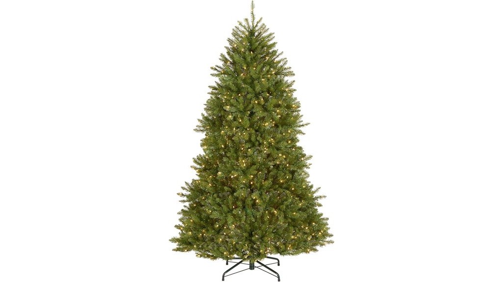 7 foot pre lit dunhill fir