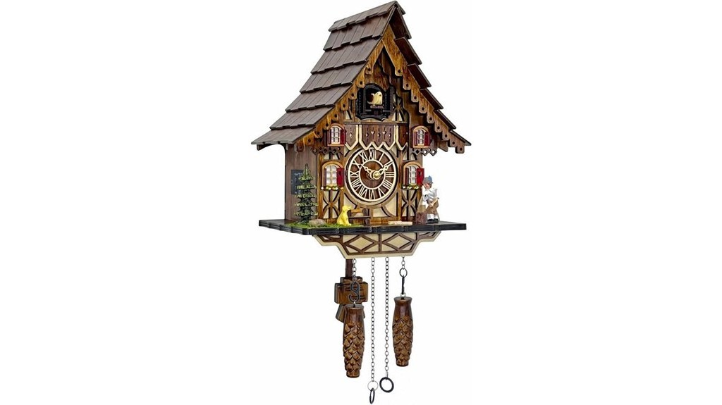 cuckoo clock twelve melody volume