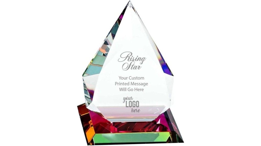 custom engraved crystal trophy