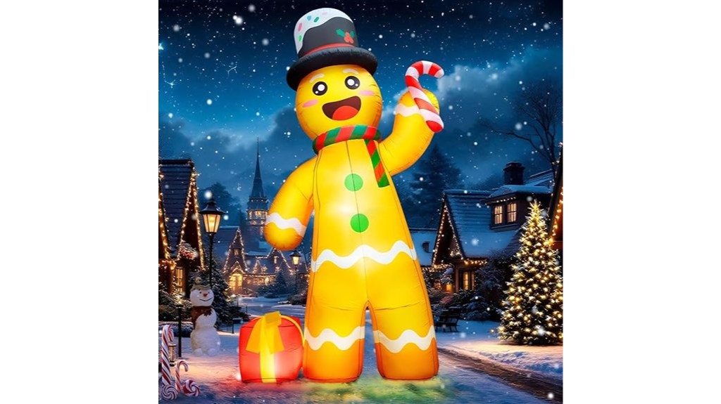 giant inflatable gingerbread man