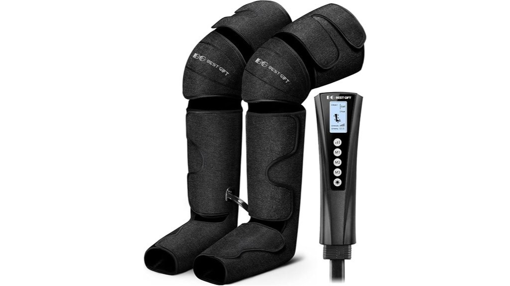 heated compression leg massager
