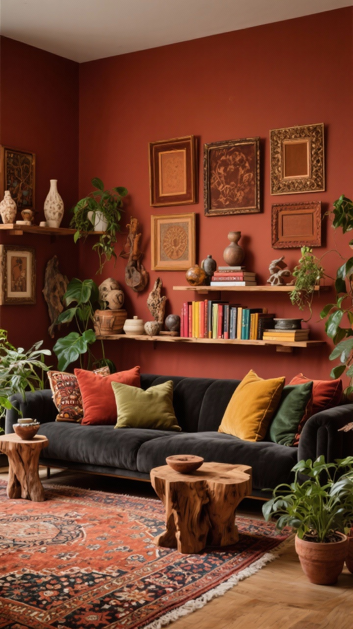 15 Earthy Living Room Decor Ideas to Create a Warm + Natural Home Vibe