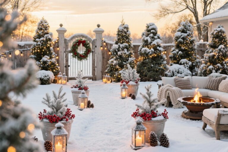 7 Creative Winter Yard Decor Ideas to Turn Your Outdoors Into a Wonderland