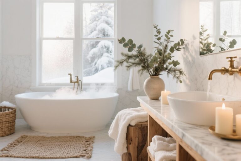 8 Winter Bathroom Decor Ideas to Create a Spa-like Retreat You’ll Crave