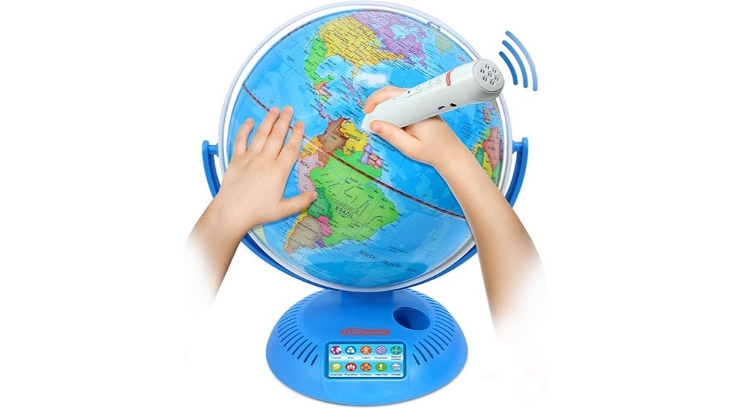 interactive 9 inch smart pen globe