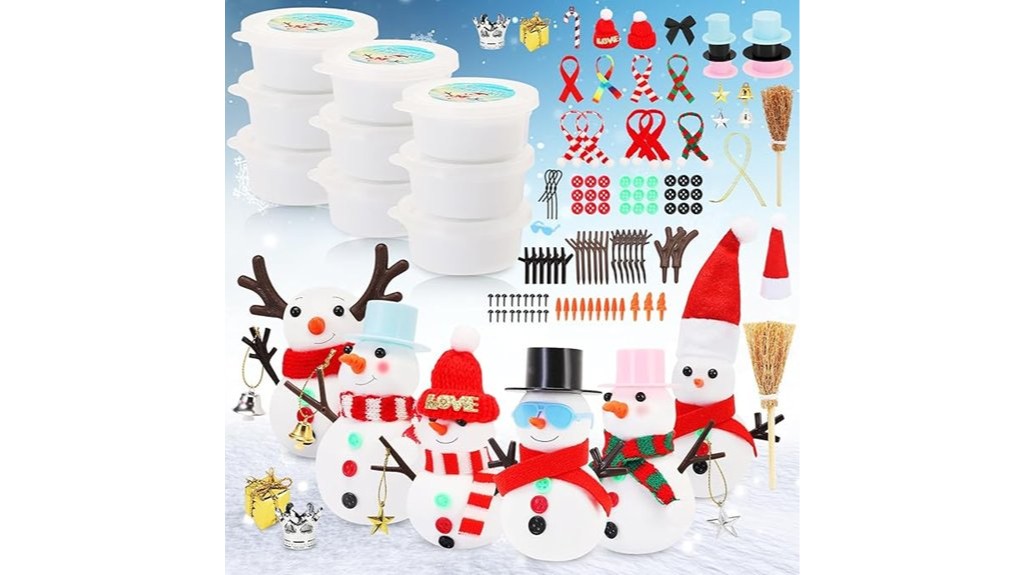 nine pack snowman diy kit