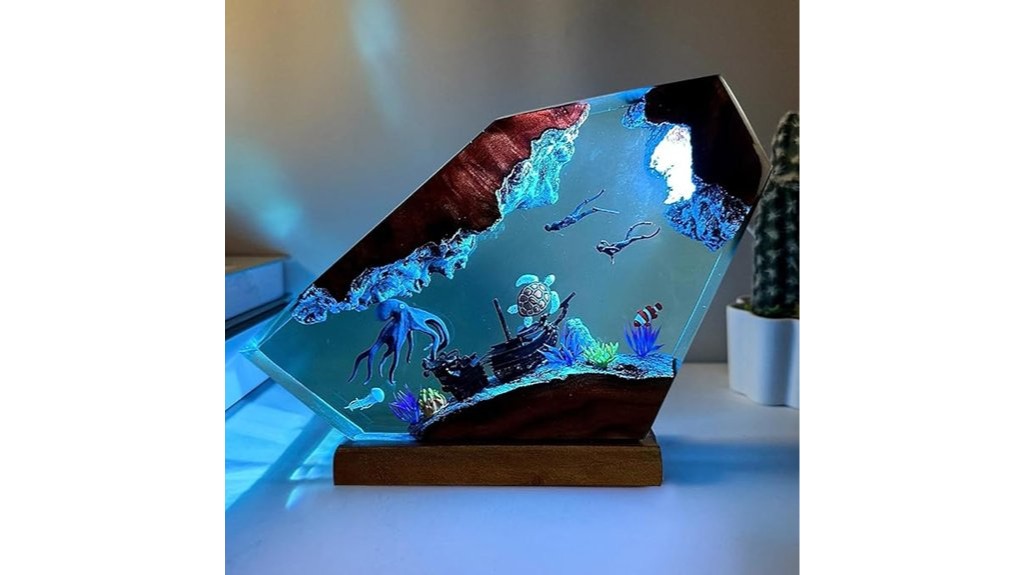 octopus resin lamp base