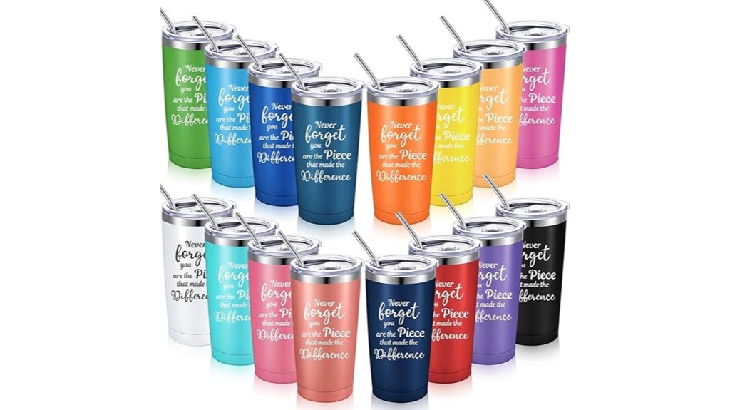 sieral 32 piece tumbler keychains