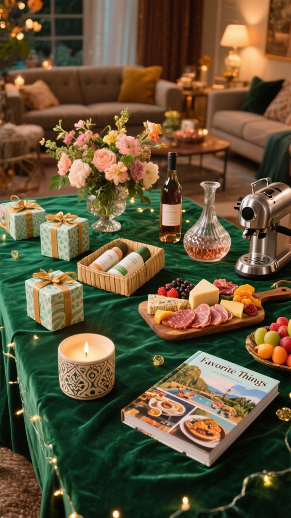 six high end party gifts