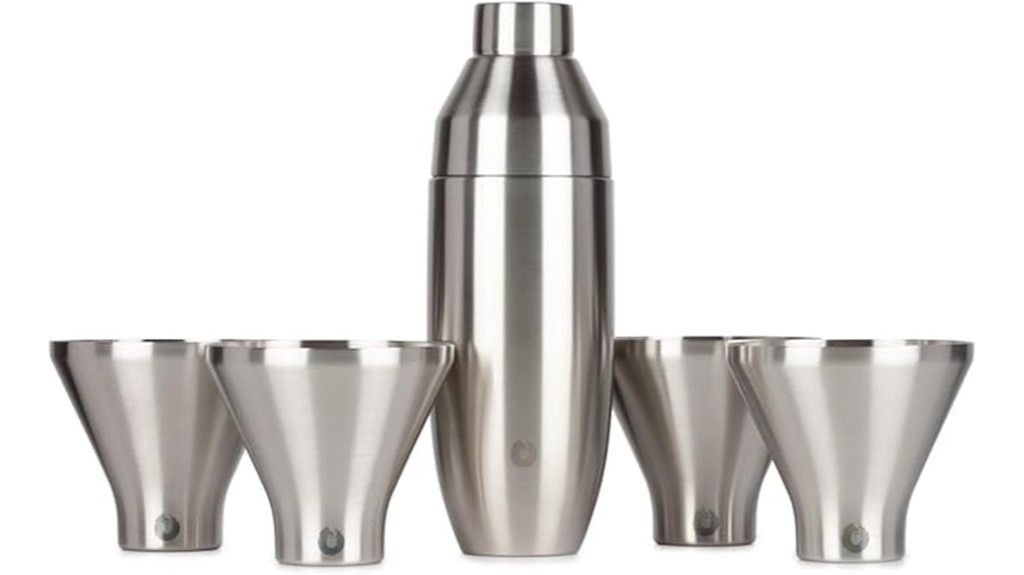 snowfox insulated martini set