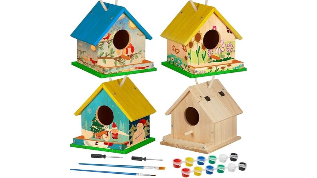 two liliful diy birdhouses