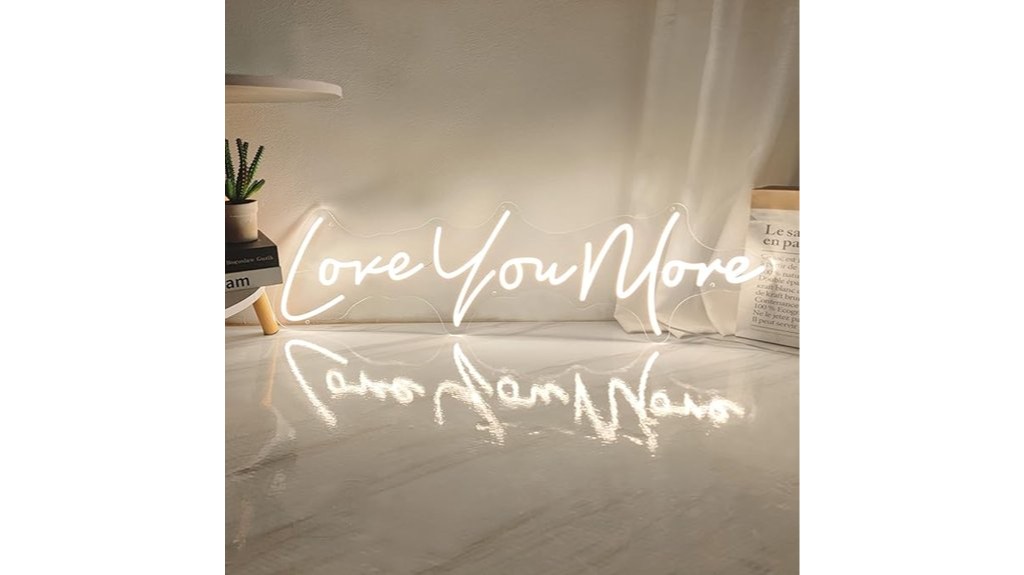 vintage neon love sign